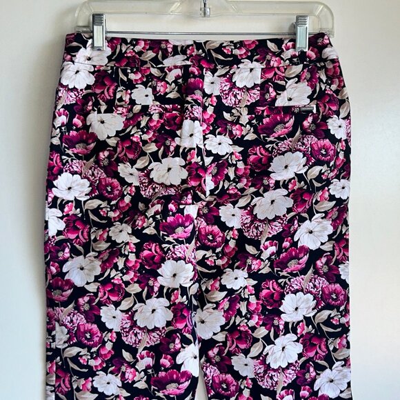 NWT White House Black Market Floral Ankle Pants Size 6S - Picture 5 of 10